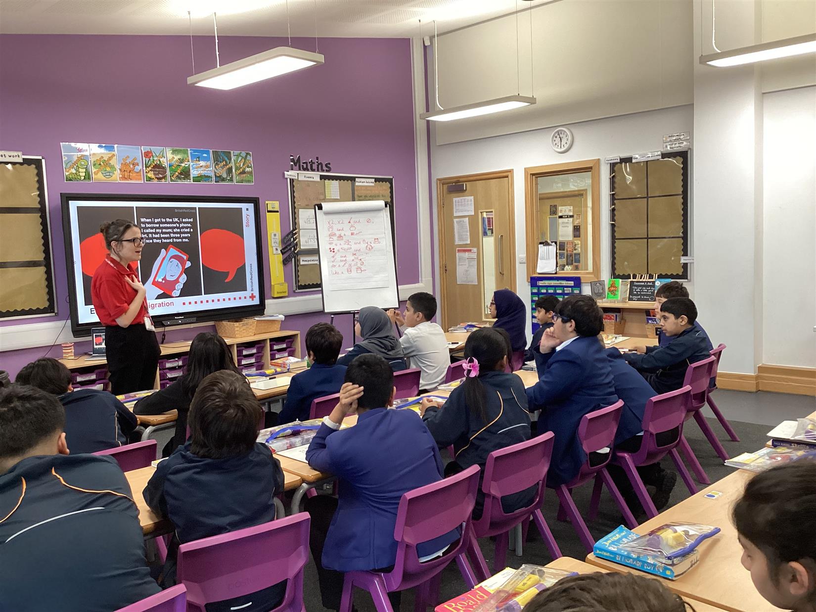 Year 6 British Red Cross Empathy and Migration Workshop